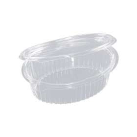 Schale m. Scharnier- deckel oval 750ml 300 Stück (6 x 50)