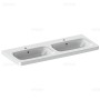Duravit DuraStyle Möbel-Doppelwaschtisch 130 cm, mit 1 Hahnloch je Becken