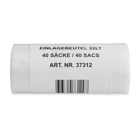 Einlagebeutel mit Verschlussband 40 Rollen