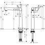 hansgrohe Talis S Einhebel-Waschtischmischer 250