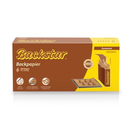 Backstar Backpapier 600 Bogen (3 x 200)