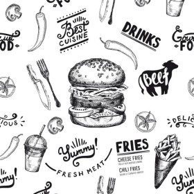 Burgerpapier 2000 Stück (4 x 500)