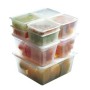 Behälter mit Deckel 7.5l PP transparent 1/2 GN 325x265x 4 Stück