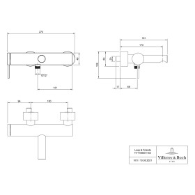 Robinet de baignoire monocommande Loop & Friends Villeroy & Boch