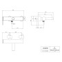 Villeroy & Boch Loop & Friends Einhebel-Badewannenarmatur