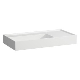 LAUFEN Kartell Waschtisch 90 x 46 cm, mit Ablage rechts, ohne Hahnloch