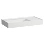 LAUFEN Kartell Waschtisch 90 x 46 cm, mit Ablage rechts, ohne Hahnloch