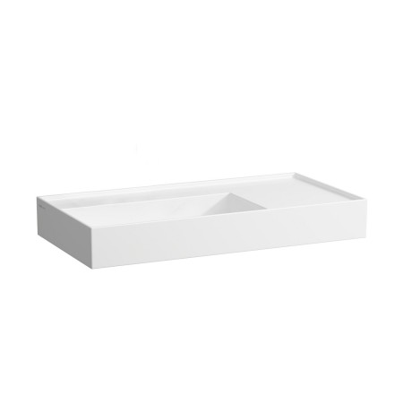 LAUFEN Kartell Waschtisch 90 x 46 cm, mit Ablage rechts, ohne Hahnloch
