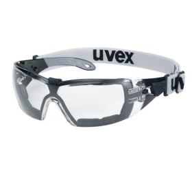 Schutzbrille uvex pheos guard schwarz/grau Scheibe farblos EN 166/EN170 UV400 4 Stück
