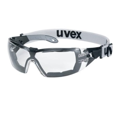 Schutzbrille uvex pheos guard schwarz/grau Scheibe farblos EN 166/EN170 UV400 4 Stück