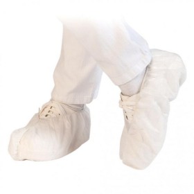 Überschuhe MED PP-Vliessstoff weiss, 40g/m2 40cm, rutschhemmend 1000 Stück (10 x 100)