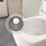 VitrA Aquacare Metropole WC-Set mit Bidetfunktion, spülrandlos, inkl. Sitz