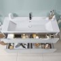 Villeroy & Boch Subway 3.0 Schrankwaschtisch 130 cm, mit 1 Hahnloch, mit Überlauf