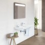 Villeroy & Boch Venticello Schrankwaschtisch Becken rechts 100 x 50 cm, mit 1 Hahnloch und Überlauf