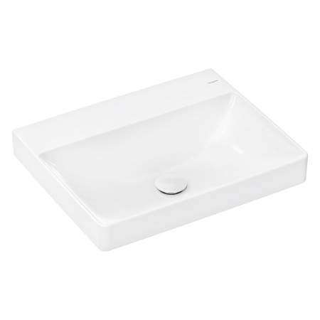 hansgrohe Xelu Q Waschbecken 60 x 48 cm ungeschliffen, ohne Hahnloch