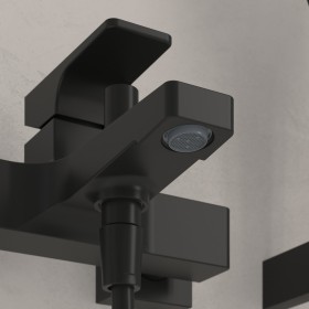 Villeroy & Boch Taro Duschgarnitur mit Brausehalter, Handbrause und Wannenarmatur