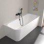 Villeroy & Boch Taro Duschgarnitur mit Brausehalter, Handbrause und Wannenarmatur