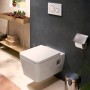 hansgrohe EluPura Original Q Wand WC Set 540 AquaChannel Flush SmartClean mit WC-Sitz mit SoftClose und QuickRelease