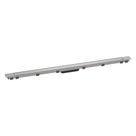 hansgrohe RainDrain Match Plus Fertigset Duschrinne 120 cm mit höhenverstellbarem Rahmen