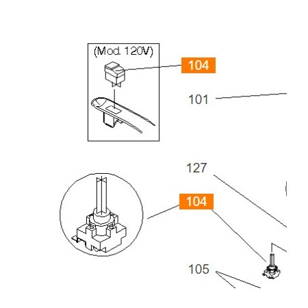 TASKI Druckschalter 1 Stück