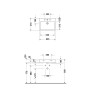 Duravit Vero Waschtisch 60 cm mit 1 Hahnloch