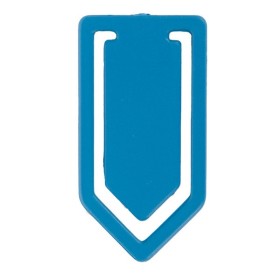 Büroklammern detektierbar blau B: 5 cm L:2.5 cm 50 Stück