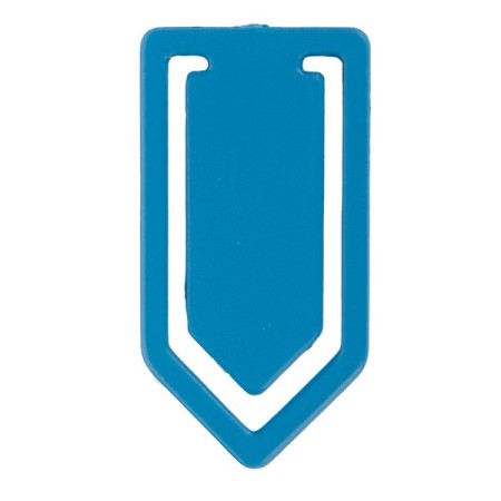 Büroklammern detektierbar blau B: 5 cm L:2.5 cm 50 Stück