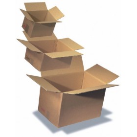 Kartonbox 1/2 Pal mit Ladeklappe 1 Stück