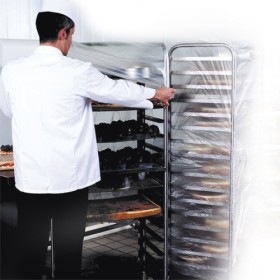 HYGOSTAR Abdeckhauben für Trolleys 100 Stück (10 x 10)