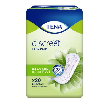 TENA Lady Discreet Mini Plus 120 Stück (6 x 20)