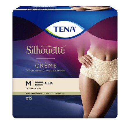 TENA Silhouette Plus Crème Medium 48 Stück (4 x 12)