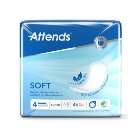 ATTENDS Soft Hygiene-Einlagen 180 Stück (6 x 30)