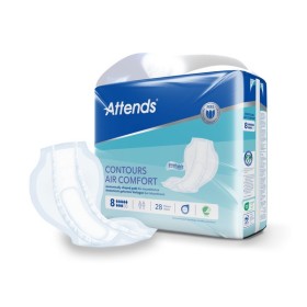 ATTENDS Contours Air Comfort Hygiene-Einlagen 112 Stück (4 x 28)