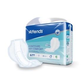 ATTENDS Contours Air Comfort Hygiene-Einlagen 140 Stück (4 x 35)