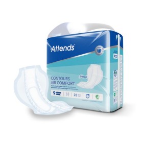ATTENDS Contours Air Comfort Hygiene-Einlagen 112 Stück (4 x 28)
