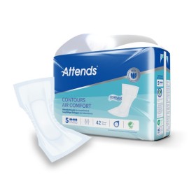 ATTENDS Contours Air Comfort Hygiene-Einlagen 210 Stück (5 x 42)
