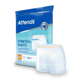 ATTENDS Stretch Pants Fixierhose mit Beinansatz 150 Stück (10 x 15)