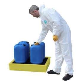 100-Liter-Auffangwanne mit Gitterrost