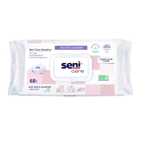 Seni Care Feuchtpflegetücher Sensitive 680 Kartons (10 x 68)