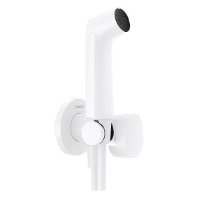 hansgrohe Bidette Handbrause 1jet S EcoSmart+ mit Brausehalter und Brauseschlauch 125 cm