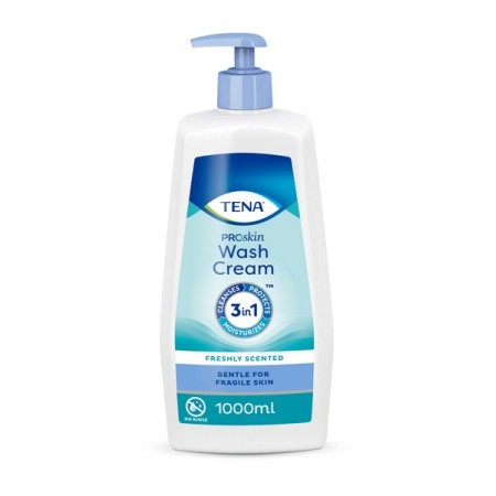 TENA Wash Cream Waschcreme zur Reinigung und Intim-Hautpflege 8 Stück