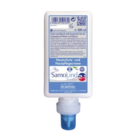 SAMOLIND SENSITIVE 2in1 Hautschutz- und Hautpflegecreme 10 Flaschen