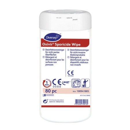 Oxivir Sporicide Wipe Flächendesinfektionstücher 12 Dosen