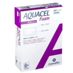 Aquacel Foam adhäsiv Silikonschaumverband 10 Stück