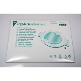 Tegaderm Absorbent oval, Acrylwundkissen 10 Stück