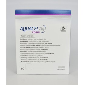 Aquacel Ag Foam nicht adhäsiv 10 Stück
