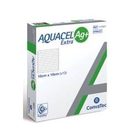 Aquacel Ag+ Extra antimikrobielle Wundauflage 10 Stück