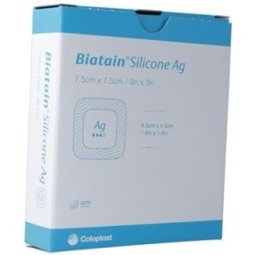Biatain Silicone Ag Biatain Ag Schaumverbände mit 3DFit Technologie. 5 Stück