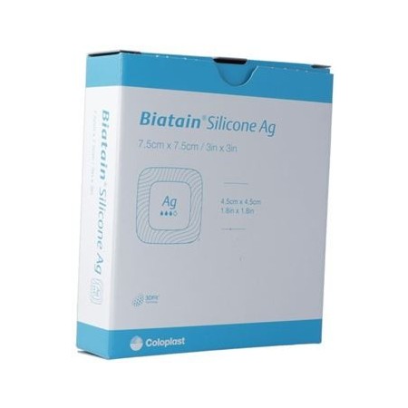 Biatain Silicone Ag Biatain Ag Schaumverbände mit 3DFit Technologie. 5 Stück
