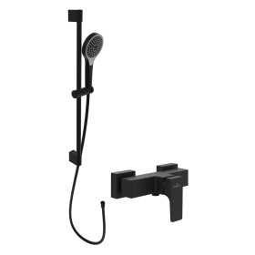 Set doccia Villeroy & Boch Taro con asta doccia, doccetta e miscelatore a parete